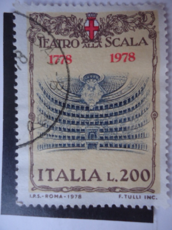 Tetro Alla Scala - 1778-1978 -. (S/1313)