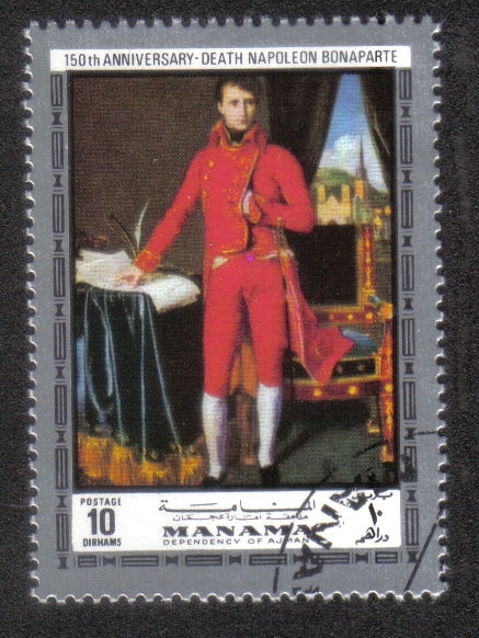 Muerte 150o de Napoleón I Bonaparte (1769-1821 ), Manama