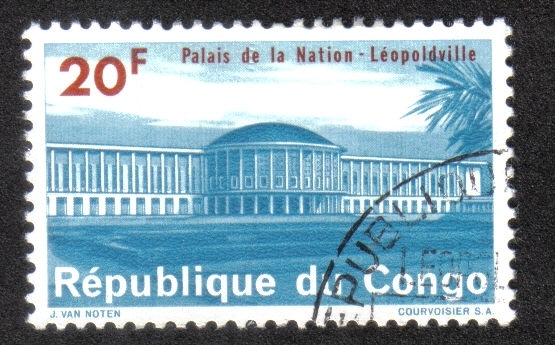 Palacio de La Nación, Leopoldville ( Kinshasa )