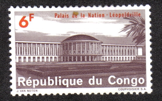 Palacio de La Nación, Leopoldville ( Kinshasa )