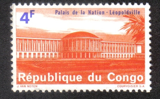 Palacio de La Nación, Leopoldville ( Kinshasa )