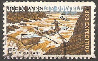 877 - Centº de la expedición John Wesley Powell, descenso por el río Colorado