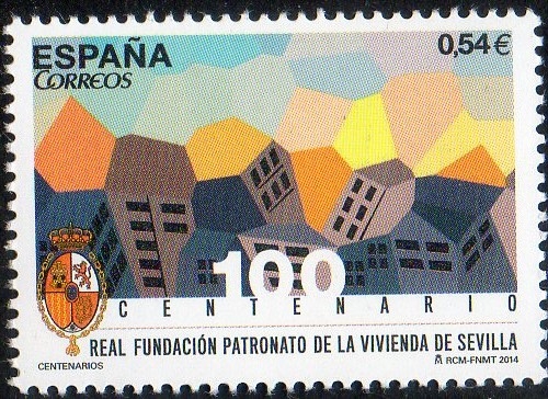 4853- Centenario de la de la Real Fundación Patronato de la vivienda de Sevilla.