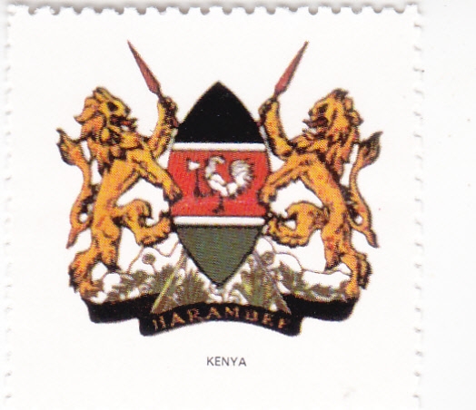 escudo-KENYA   -sin valor postal