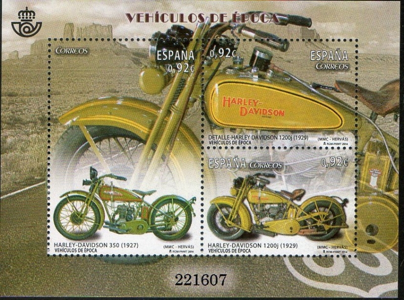 4901 -Vehiculos de época. Harley-Davidson.