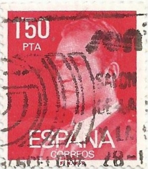 (111)SERIE BÁSICA JUAN CARLOS I. Ia SERIE. VALOR FACIAL 1.50 Pts. EDIFIL 2344