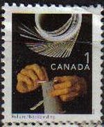 CANADA 1999 Scott 1673 Sello Artesania Oficios Encuadernador Libros Usado Michel 1764