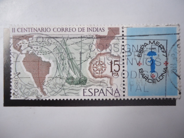 Ed:2437/38 - II Centenario Correo de India.