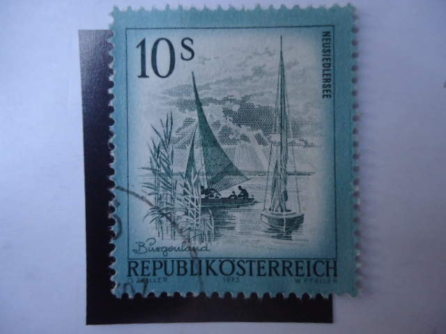 Neusiedlersee - republik Österreich.