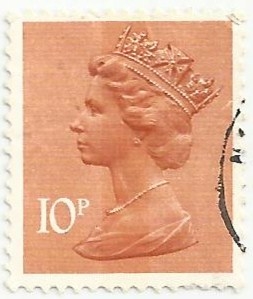 SERIE ISABEL II TIPO MACHIN. VALOR FACIAL 10p. YVERT GB 782b