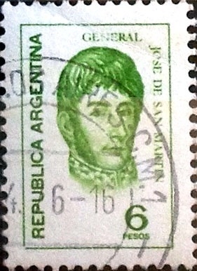 Intercambio 0,20 usd 6 pesos 1974