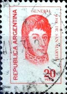 Intercambio 0,20 usd 20 pesos 1977