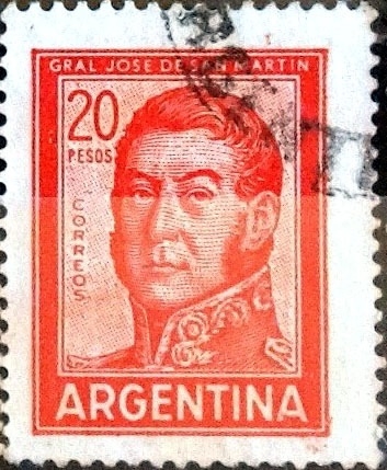 Intercambio 0,20 usd 20 pesos 1967