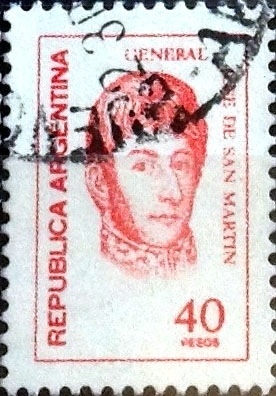 Intercambio 0,20 usd 40 pesos 1977