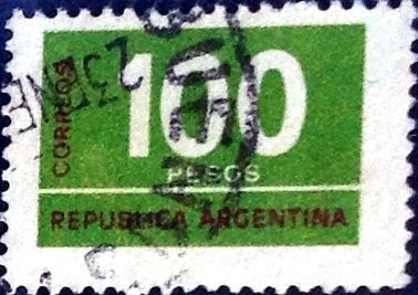 Intercambio 0,20 usd 100 pesos 1976