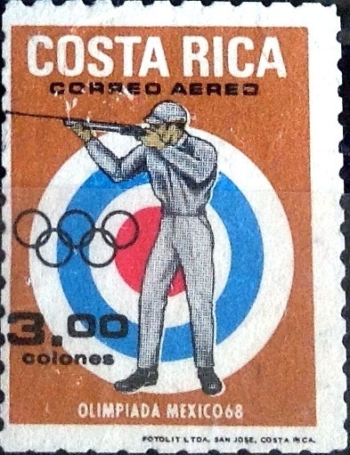 Intercambio 0,90 usd 3 colon 1968