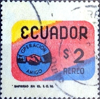 Intercambio 0,20 usd 2 sucre 1969