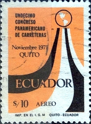 Intercambio 1,00 usd 10 sucre. 1971