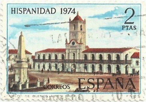 HISPANIDAD 1974. ARGENTINA. CABILDO DE BUENOS AIRES. EDIFIL 2214