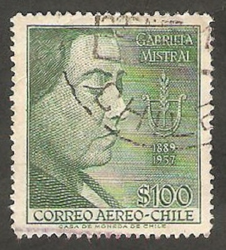 Anivº de la muerte de la poetísa Gabriela Mistral