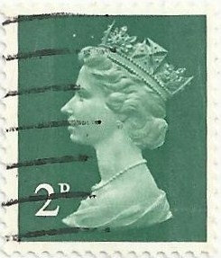 SERIE ISABEL II TIPO MACHIN. VALOR FACIAL 2p. YVERT GB 608