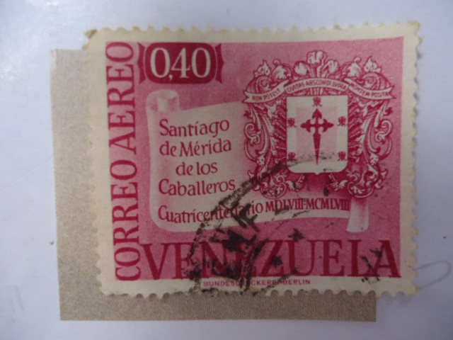 Santiago de Merida de lo Caballeros . Cuatrícentenario 1558-1968.