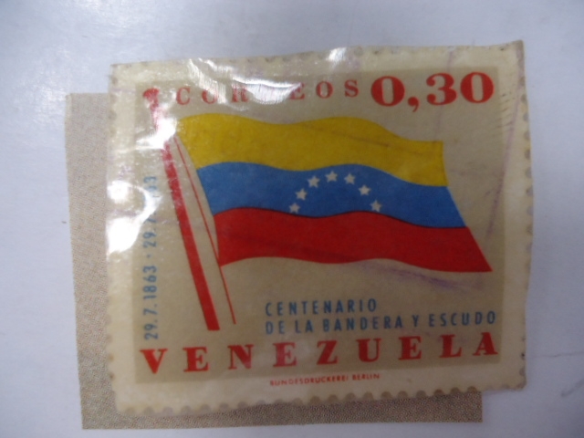 Centenario de la Bandera y Escudo 29/07/1863 al 1963.