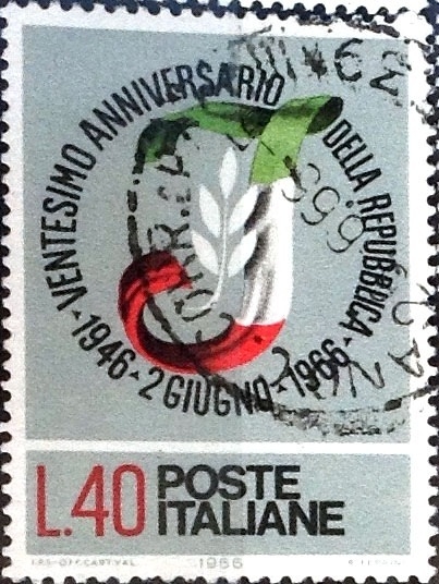 Intercambio 0,20 usd 40 l. 1966