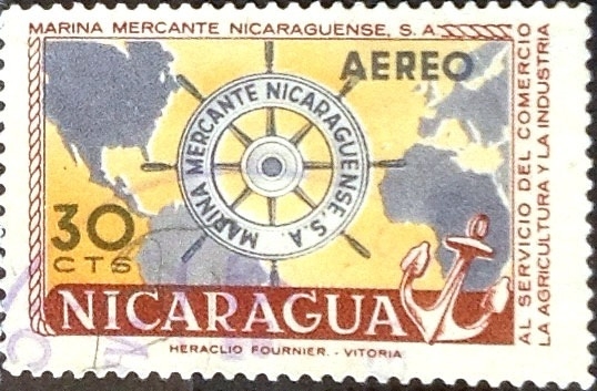 Intercambio 0,20 usd 30 cent. 1957