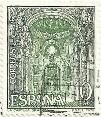 PAISAJES Y MONUMENTOS. LA CARTUJA DE GRANADA. EDIFIL 2529