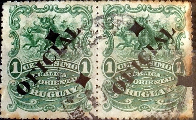 Intercambio 0,40 usd  2 x 1 cent. 1901