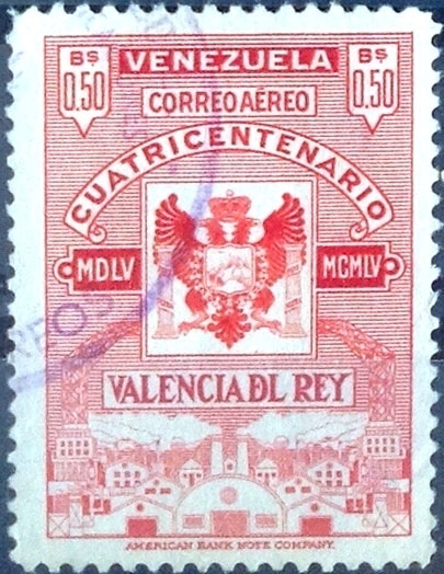 Intercambio 0,25 usd 50 cent. 1955