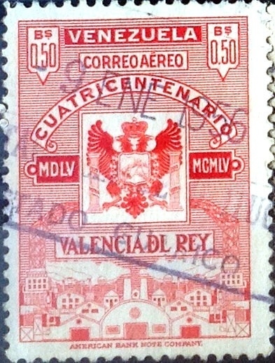 Intercambio ma2s 0,25 usd 50 cent. 1955