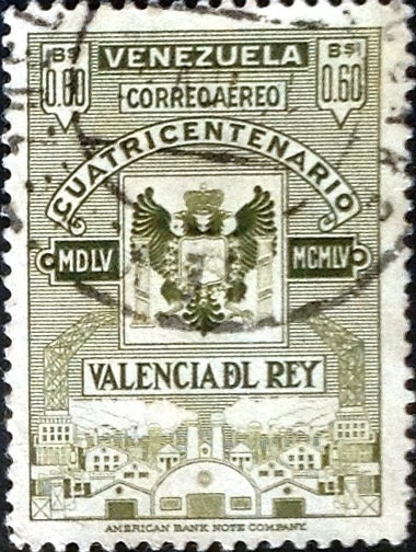 Intercambio 0,25 usd 60 cent. 1955