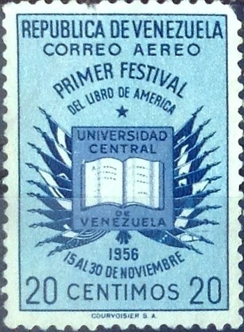 Intercambio 0,20 usd 20 cent. 1956