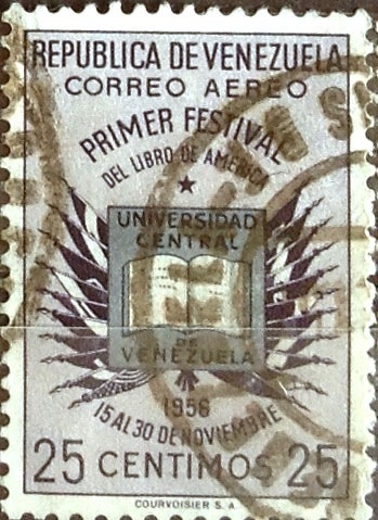 Intercambio 0,20 usd 25 cent. 1956