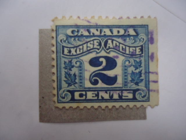 Cifras - Excese-Accise - 2 Cent.