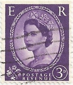 SERIE ISABEL II TIPO WILDING, FILIGRANA INVERTIDA. VALOR FACIAL 3p. YVERT GB 331b