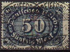 Deutsches Reich 1922 Scott 198 Sello Serie Basica Numeros 50 usado Alemania Michel246  