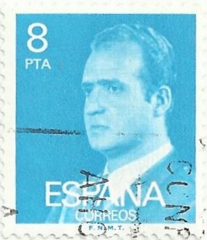 (120) SERIE BÁSICA JUAN CARLOS I. Ia SERIE. VALOR FACIAL 8 Pts. EDIFIL 2393