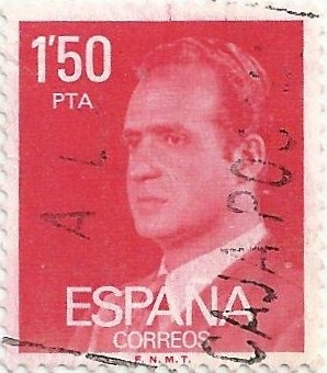 SERIE BÁSICA JUAN CARLOS I. Ia SERIE. VALOR FACIAL 1,50 Pts. EDIFIL 2344