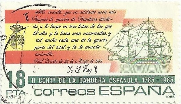 II CENTENARIO DE LA BANDERA ESPAÑOLA. EL SANTÍSIMA TRINIDAD. EDIFIL 2791