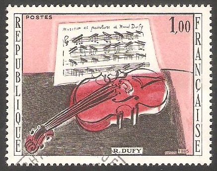 1459 - Violín rojo, de Raoul Dufy