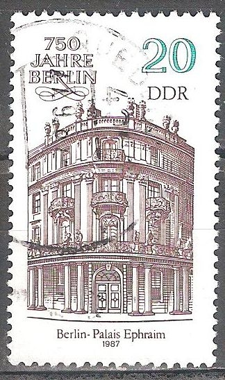 750 Años de Berlín (palacio,Efraín) DDR.