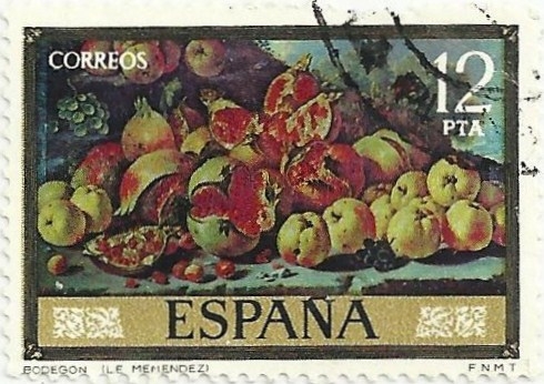 DIA DEL SELLO. LUIS EUGENIO MELÉNDEZ. BODEGÓN, VALOR FACIAL 12 Pts. EDIFIL 2367