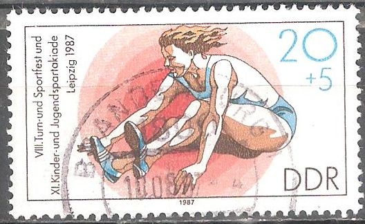 VIII.Festival de Gimnasia y deportes y XI. Infantil y Juvenil de Leipzig 1987-DDR.