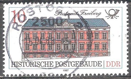 Histórico edificio de Correos- Freiberg (DDR).