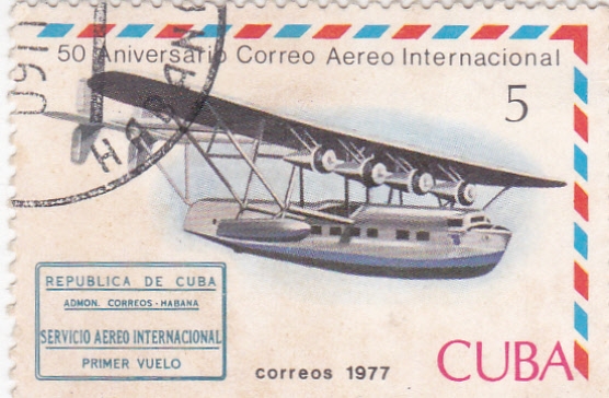 50 aniv. correo aereo Internacional