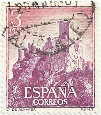 CASTILLOS DE ESPAÑA. CASTILLO DE ALMANSA. EDIFIL 1745