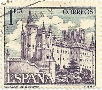 (233) SERIE TURÍSTICA GRUPO I. PAISAJES Y MONUMENTOS. ALCÁZAR DE SEGOVIA. EDIFIL 1546